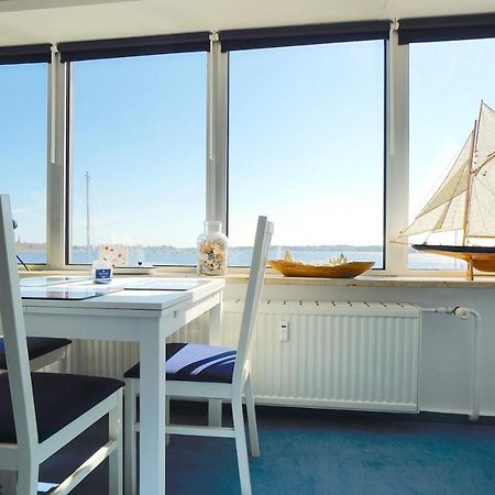 Ferienwohnung Schleiloge Mit Panoramablick Auf Die Schlei Schleswig Esterno foto