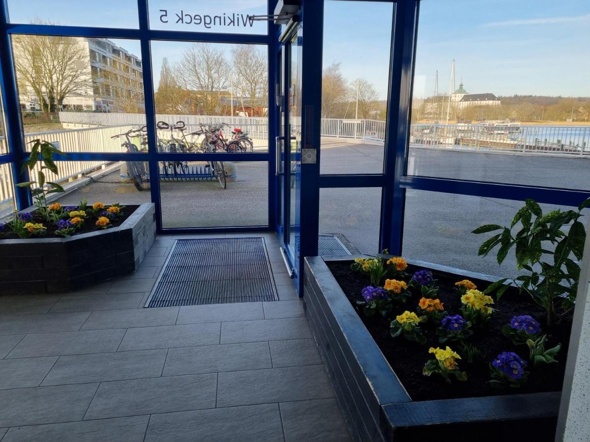Ferienwohnung Schleiloge Mit Panoramablick Auf Die Schlei Schleswig Esterno foto