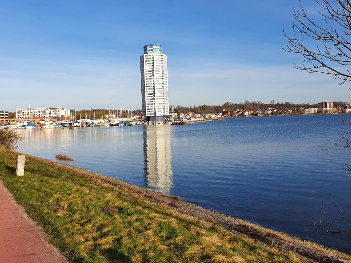 Ferienwohnung Schleiloge Mit Panoramablick Auf Die Schlei Schleswig Esterno foto